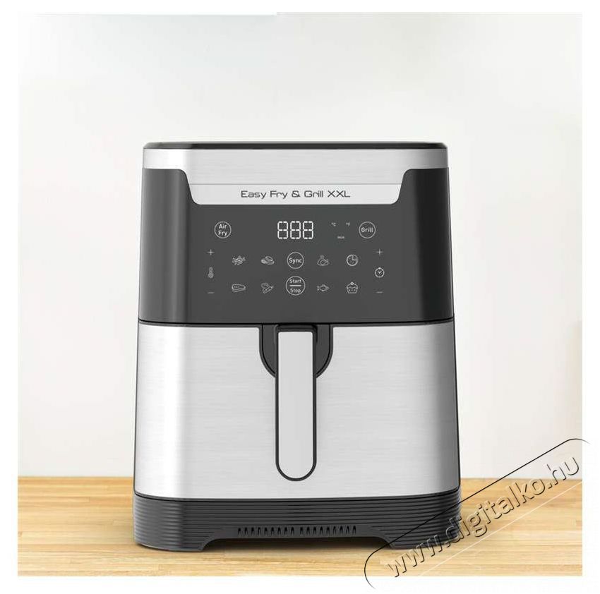 Tefal EY801D15 Easy Fry & Grill XXL Konyhai term&eacute;kek - Konyhai kisg&eacute;p (s&uuml;t&eacute;s / főz&eacute;s / hűt&eacute;s / &eacute;telk&eacute;sz&iacute;t&eacute;s) - L&eacute;gkever&eacute;ses főzőg&eacute;p / elektromos kukta / multifunkci&oacute;s s&uuml;tő - 520937