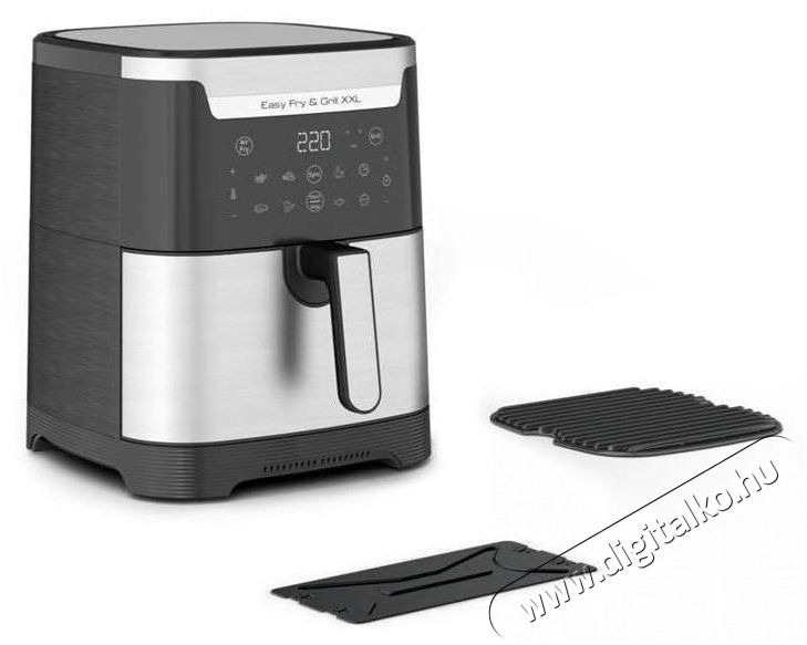 Tefal EY801D15 Easy Fry & Grill XXL Konyhai term&eacute;kek - Konyhai kisg&eacute;p (s&uuml;t&eacute;s / főz&eacute;s / hűt&eacute;s / &eacute;telk&eacute;sz&iacute;t&eacute;s) - L&eacute;gkever&eacute;ses főzőg&eacute;p / elektromos kukta / multifunkci&oacute;s s&uuml;tő - 520937