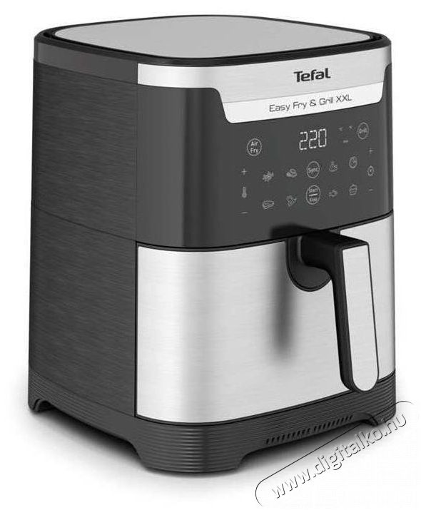 Tefal EY801D15 Easy Fry & Grill XXL Konyhai term&eacute;kek - Konyhai kisg&eacute;p (s&uuml;t&eacute;s / főz&eacute;s / hűt&eacute;s / &eacute;telk&eacute;sz&iacute;t&eacute;s) - L&eacute;gkever&eacute;ses főzőg&eacute;p / elektromos kukta / multifunkci&oacute;s s&uuml;tő - 520937