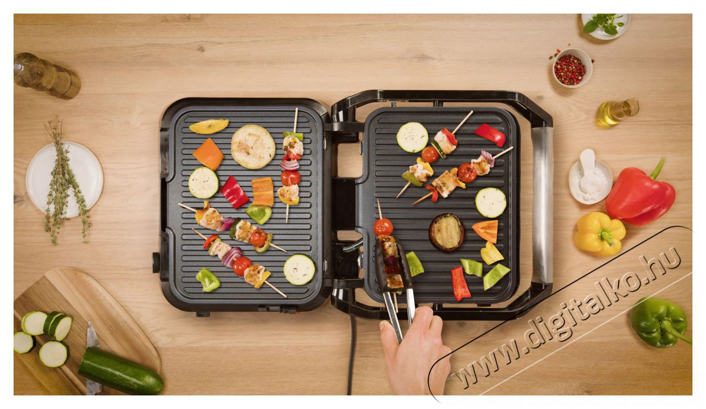 Tefal GC510DE0 SuperGrill 3in1 Konyhai term&eacute;kek - Konyhai kisg&eacute;p (s&uuml;t&eacute;s / főz&eacute;s / hűt&eacute;s / &eacute;telk&eacute;sz&iacute;t&eacute;s) - Kontakt grill s&uuml;tő / s&uuml;tőlap - 520873