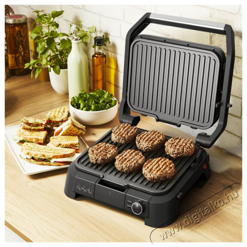 Tefal GC510DE0 SuperGrill 3in1 Konyhai term&eacute;kek - Konyhai kisg&eacute;p (s&uuml;t&eacute;s / főz&eacute;s / hűt&eacute;s / &eacute;telk&eacute;sz&iacute;t&eacute;s) - Kontakt grill s&uuml;tő / s&uuml;tőlap - 520873