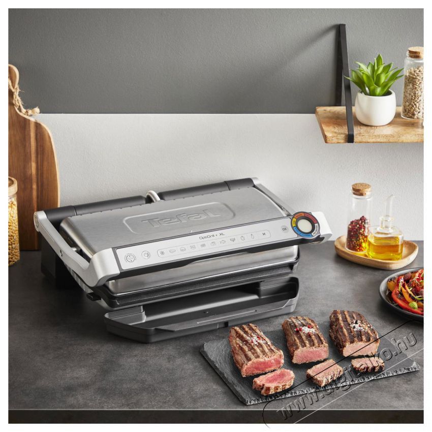Tefal GC727D10 Optigrill+ XL Konyhai term&eacute;kek - Konyhai kisg&eacute;p (s&uuml;t&eacute;s / főz&eacute;s / hűt&eacute;s / &eacute;telk&eacute;sz&iacute;t&eacute;s) - Kontakt grill s&uuml;tő / s&uuml;tőlap - 520872