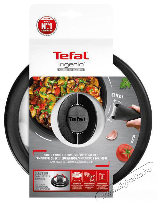 Tefal L9846353 &uuml;veg, 20 cm Konyhai term&eacute;kek - Ed&eacute;ny - Ed&eacute;ny fedő - 520913