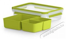 Tefal MasterSeal TO GO sz&ouml;gletes eb&eacute;dtart&oacute; doboz 1.2 l, 3 belső t&aacute;rol&oacute;val K3100412 Konyhai term&eacute;kek - Ed&eacute;ny - &Eacute;telt&aacute;rol&oacute; - 520919