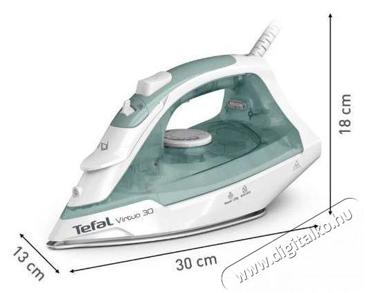 Tefal FV2C42E0 Virtuo 30 - eukaliptusz Vasal&oacute; H&aacute;ztart&aacute;s / Otthon / K&uuml;lt&eacute;r - Vasal&oacute; - Vasal&oacute; - 526349