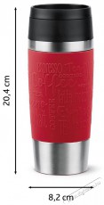 Tefal N2020410 TRAVEL MUG termosz 0,36 l - piros Konyhai term&eacute;kek - Ed&eacute;ny - Termosz - 526363