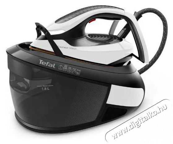Tefal SV8156E0 Express Vision Black Gőz&aacute;llom&aacute;s H&aacute;ztart&aacute;s / Otthon / K&uuml;lt&eacute;r - Vasal&oacute; - Gőz&aacute;llom&aacute;s - 526359