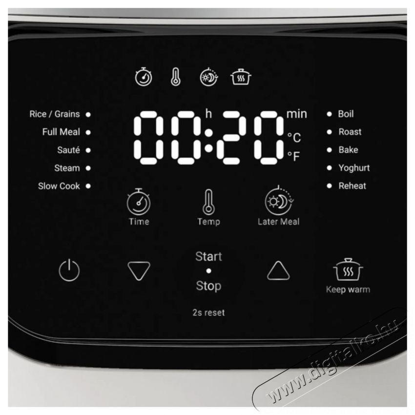 Tefal MY700BF0 Multicook Basic Konyhai term&eacute;kek - Konyhai kisg&eacute;p (s&uuml;t&eacute;s / főz&eacute;s / hűt&eacute;s / &eacute;telk&eacute;sz&iacute;t&eacute;s) - L&eacute;gkever&eacute;ses főzőg&eacute;p / elektromos kukta / multifunkci&oacute;s s&uuml;tő - 530693