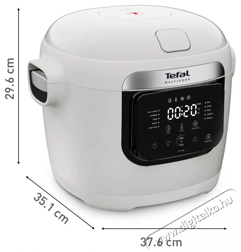 Tefal MY700BF0 Multicook Basic Konyhai term&eacute;kek - Konyhai kisg&eacute;p (s&uuml;t&eacute;s / főz&eacute;s / hűt&eacute;s / &eacute;telk&eacute;sz&iacute;t&eacute;s) - L&eacute;gkever&eacute;ses főzőg&eacute;p / elektromos kukta / multifunkci&oacute;s s&uuml;tő - 530693