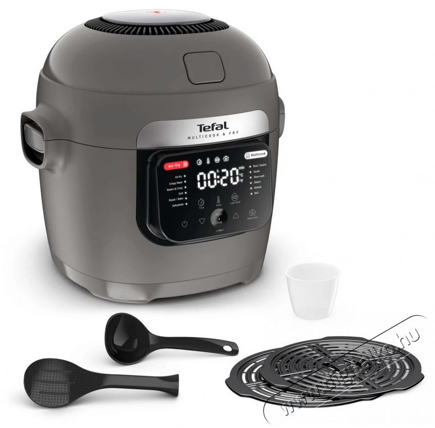 Tefal MY731BF0 Multicook & Fry Konyhai term&eacute;kek - Konyhai kisg&eacute;p (s&uuml;t&eacute;s / főz&eacute;s / hűt&eacute;s / &eacute;telk&eacute;sz&iacute;t&eacute;s) - L&eacute;gkever&eacute;ses főzőg&eacute;p / elektromos kukta / multifunkci&oacute;s s&uuml;tő - 530694