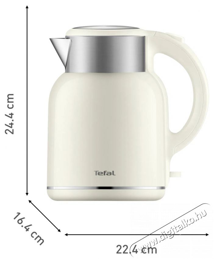 Tefal KO190AE0 Thermo Protect XL White Konyhai term&eacute;kek - V&iacute;zforral&oacute; / teafőző - 513254