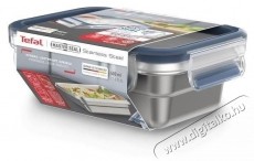 Tefal Master Seal 0.5 l-es t&aacute;rol&oacute;ed&eacute;ny, rozsdamentes ac&eacute;l, t&eacute;glalap alak&uacute; N1150310 Konyhai term&eacute;kek - Ed&eacute;ny - &Eacute;telt&aacute;rol&oacute; - 520892