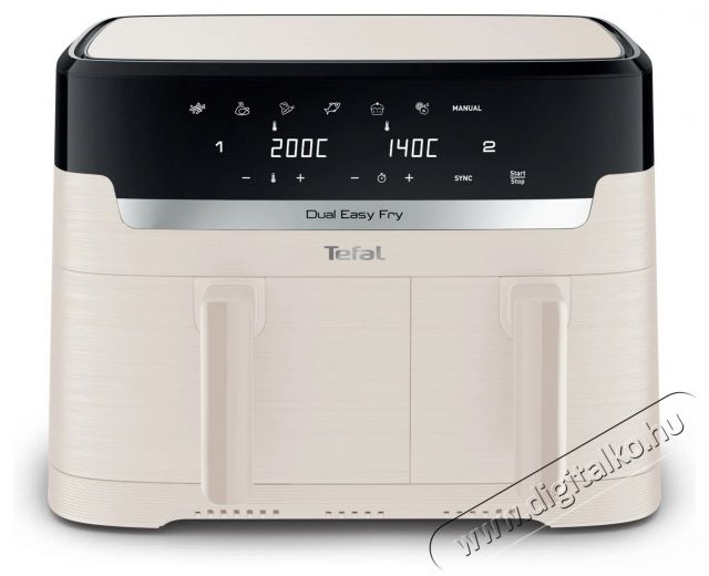 Tefal EY901AE0 Dual Easy Fry Essential feh&eacute;r Konyhai term&eacute;kek - Konyhai kisg&eacute;p (s&uuml;t&eacute;s / főz&eacute;s / hűt&eacute;s / &eacute;telk&eacute;sz&iacute;t&eacute;s) - L&eacute;gkever&eacute;ses főzőg&eacute;p / elektromos kukta / multifunkci&oacute;s s&uuml;tő - 531334