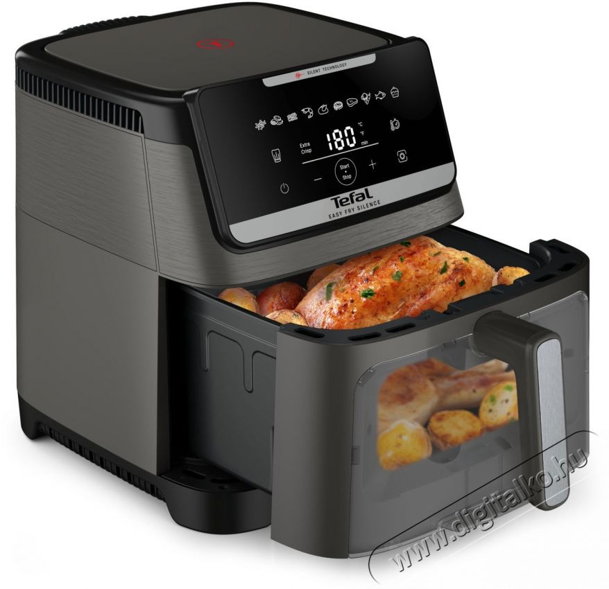 Tefal EY846HE0 Easy Fry Silence sz&uuml;rke Konyhai term&eacute;kek - Konyhai kisg&eacute;p (s&uuml;t&eacute;s / főz&eacute;s / hűt&eacute;s / &eacute;telk&eacute;sz&iacute;t&eacute;s) - L&eacute;gkever&eacute;ses főzőg&eacute;p / elektromos kukta / multifunkci&oacute;s s&uuml;tő - 531428