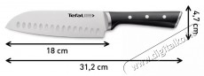 Tefal Ingenio Ice Force k&eacute;s, 18 cm, rozsdamentes ac&eacute;l penge Konyhai term&eacute;kek - Konyhai eszk&ouml;z - K&eacute;s / oll&oacute; - 533790