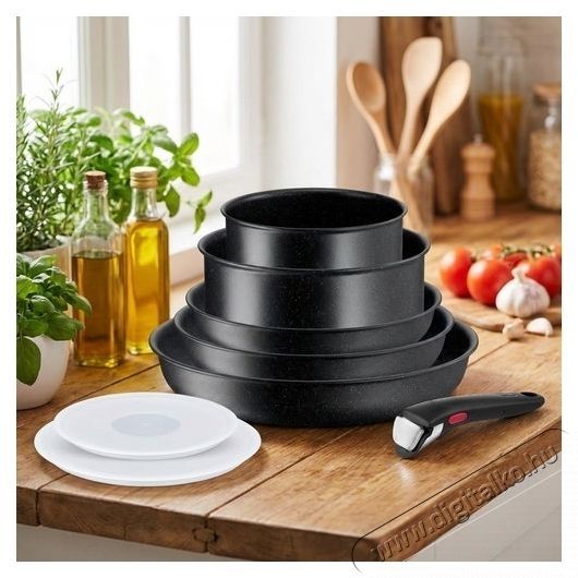 Tefal L3998802 Ingenio Black Stone ed&eacute;nyk&eacute;szlet 8 db Konyhai term&eacute;kek - Ed&eacute;ny - Ed&eacute;ny k&eacute;szlet - 520895