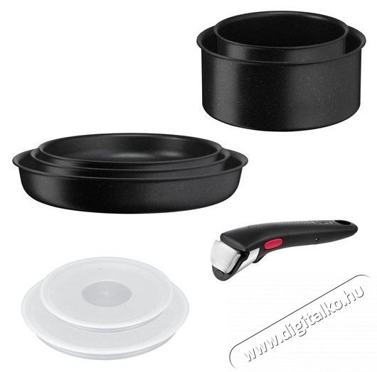 Tefal L3998802 Ingenio Black Stone ed&eacute;nyk&eacute;szlet 8 db Konyhai term&eacute;kek - Ed&eacute;ny - Ed&eacute;ny k&eacute;szlet - 520895
