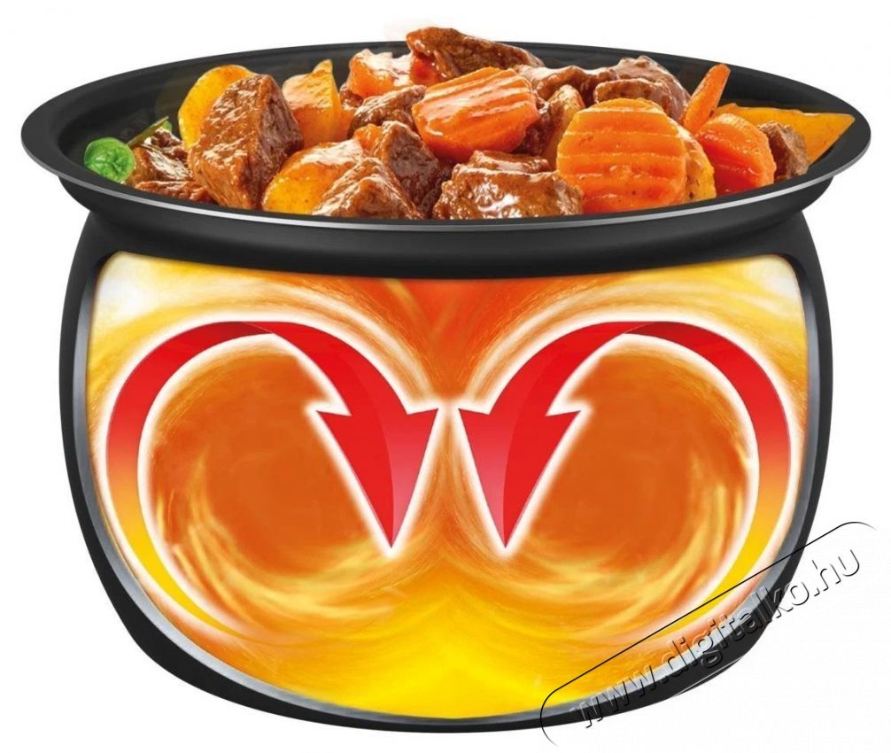 Tefal CY754130 Elektromos főzőed&eacute;ny Konyhai term&eacute;kek - Konyhai kisg&eacute;p (s&uuml;t&eacute;s / főz&eacute;s / hűt&eacute;s / &eacute;telk&eacute;sz&iacute;t&eacute;s) - L&eacute;gkever&eacute;ses főzőg&eacute;p / elektromos kukta / multifunkci&oacute;s s&uuml;tő - 393667