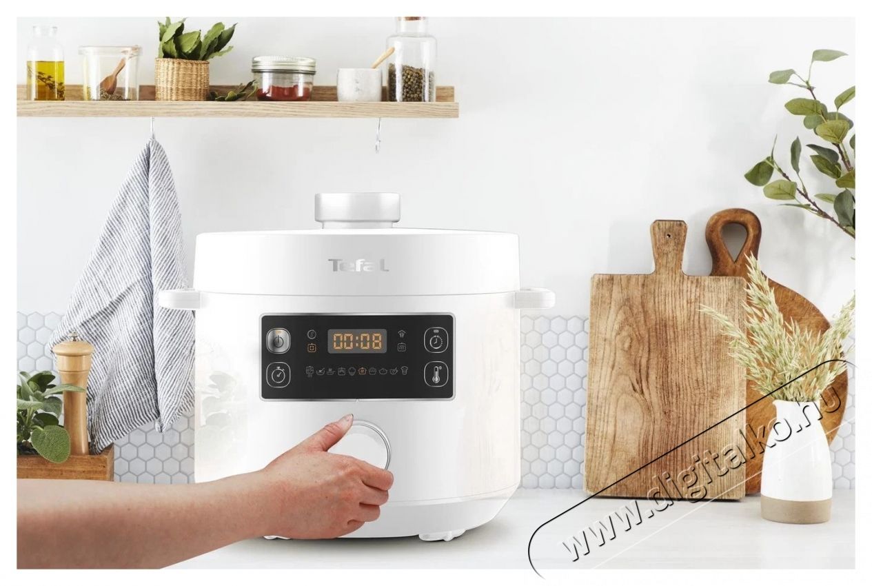 Tefal CY754130 Elektromos főzőed&eacute;ny Konyhai term&eacute;kek - Konyhai kisg&eacute;p (s&uuml;t&eacute;s / főz&eacute;s / hűt&eacute;s / &eacute;telk&eacute;sz&iacute;t&eacute;s) - L&eacute;gkever&eacute;ses főzőg&eacute;p / elektromos kukta / multifunkci&oacute;s s&uuml;tő - 393667