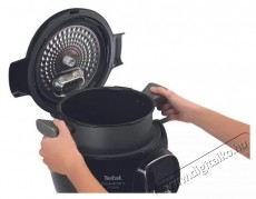 Tefal CY855830 COOK4ME+ CONNECT Elektromos gyorsfőző kukta Konyhai term&eacute;kek - Konyhai kisg&eacute;p (s&uuml;t&eacute;s / főz&eacute;s / hűt&eacute;s / &eacute;telk&eacute;sz&iacute;t&eacute;s) - L&eacute;gkever&eacute;ses főzőg&eacute;p / elektromos kukta / multifunkci&oacute;s s&uuml;tő - 501332