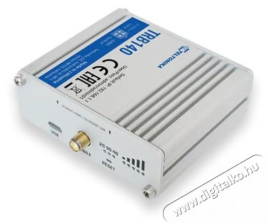 Teltonika TRB140 1xGbE LAN 1xminiSIM 4G/LTE CAT4 Gigabit ipari Ethernet IoT gateway Iroda &eacute;s sz&aacute;m&iacute;t&aacute;stechnika - Egy&eacute;b sz&aacute;m&iacute;t&aacute;stechnikai term&eacute;k - 437267