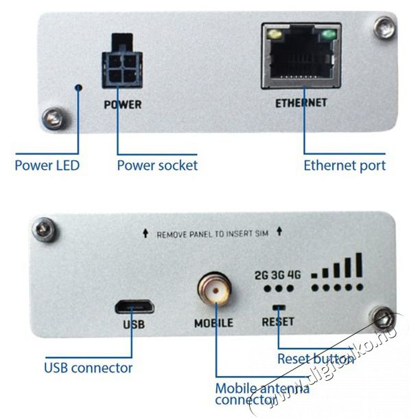 Teltonika TRB140 1xGbE LAN 1xminiSIM 4G/LTE CAT4 Gigabit ipari Ethernet IoT gateway Iroda &eacute;s sz&aacute;m&iacute;t&aacute;stechnika - Egy&eacute;b sz&aacute;m&iacute;t&aacute;stechnikai term&eacute;k - 437267