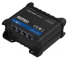 Teltonika RUT951100000 3x10/100Mbps LAN 2xminiSIM 4G/LTE CAT4 Vezet&eacute;k n&eacute;lk&uuml;li ipari router Iroda &eacute;s sz&aacute;m&iacute;t&aacute;stechnika - H&aacute;l&oacute;zat - Router - 455413