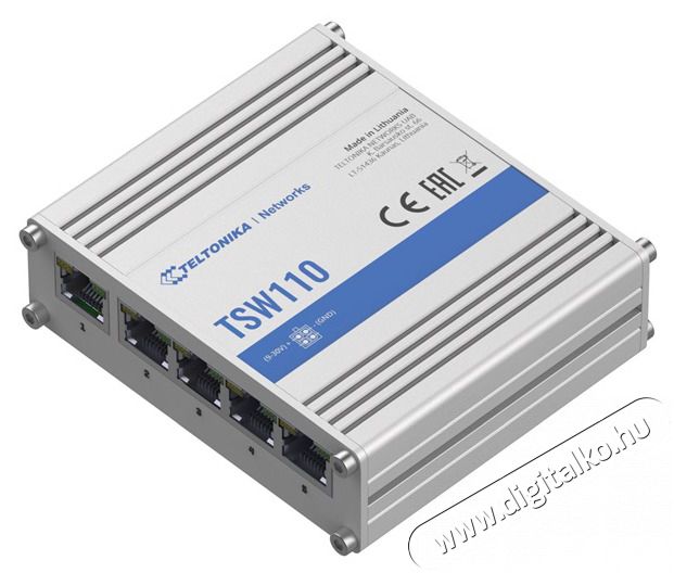 Teltonika TSW110000000 5x GbE LAN nem menedzselhető L2 switch Iroda &eacute;s sz&aacute;m&iacute;t&aacute;stechnika - H&aacute;l&oacute;zat - Switch - 457196