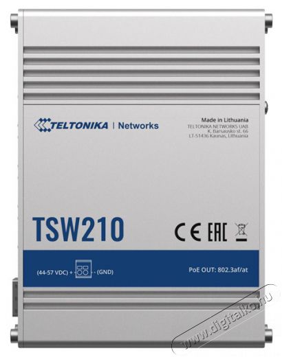 Teltonika TSW210 8x GbE LAN 2x SFP port nem menedzselhető switch Iroda &eacute;s sz&aacute;m&iacute;t&aacute;stechnika - H&aacute;l&oacute;zat - Switch - 457383