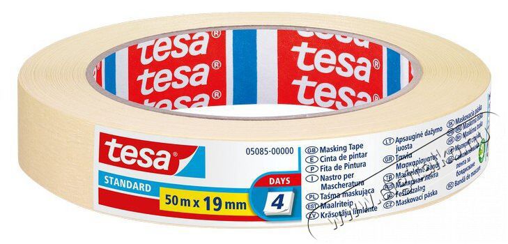 Tesa 5085 50mx19mm univerz&aacute;lis festő-, m&aacute;zol&oacute;szalag &Uacute;jdons&aacute;gok - &Uacute;j term&eacute;kek - 390674