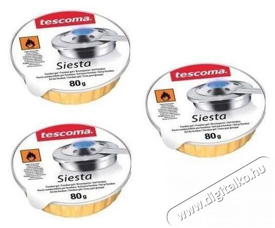 TESCOMA Fondue gel SIESTA, 3 db 707050.00 Egy&eacute;b / Konyhai kieg&eacute;sz&iacute;tő Konyhai term&eacute;kek - Egy&eacute;b / Konyhai kieg&eacute;sz&iacute;tő - 520953