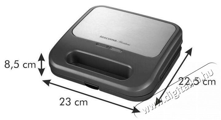 TESCOMA PRESIDENT 3in1 Konyhai kisg&eacute;p (s&uuml;t&eacute;s / főz&eacute;s / hűt&eacute;s / &eacute;telk&eacute;sz&iacute;t&eacute;s) Konyhai term&eacute;kek - Konyhai kisg&eacute;p (s&uuml;t&eacute;s / főz&eacute;s / hűt&eacute;s / &eacute;telk&eacute;sz&iacute;t&eacute;s) - Melegszendvics / gofri s&uuml;tő - 520951