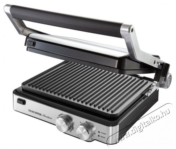 TESCOMA PRESIDENT Kontakt grill Konyhai term&eacute;kek - Konyhai kisg&eacute;p (s&uuml;t&eacute;s / főz&eacute;s / hűt&eacute;s / &eacute;telk&eacute;sz&iacute;t&eacute;s) - Kontakt grill s&uuml;tő / s&uuml;tőlap - 520957