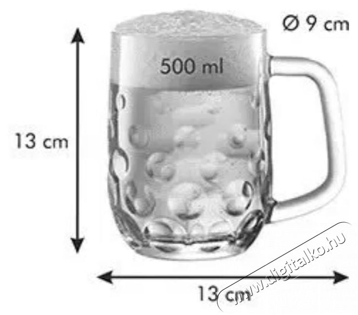 TESCOMA myBEER Salute! 0,5 l poh&aacute;r Konyhai term&eacute;kek - Ed&eacute;ny - Egy&eacute;b ed&eacute;ny - 526423