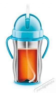 TESCOMA BAMBINI baba termosz sz&iacute;v&oacute;sz&aacute;llal 300 ml k&eacute;k Sz&eacute;ps&eacute;g&aacute;pol&aacute;s / Eg&eacute;szs&eacute;g - Baba mama term&eacute;k - Cumis&uuml;veg / cumi / etet&eacute;s kieg&eacute;sz&iacute;tő - 528072