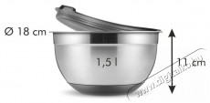 TESCOMA GrandCHEF T&aacute;l fed&eacute;llel 16cm, 1,5l 428600.00 Konyhai term&eacute;kek - Ed&eacute;ny - &Eacute;telt&aacute;rol&oacute; - 528078