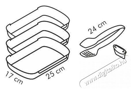 TESCOMA PRESTO Pan&iacute;roz&oacute; Szett Konyhai term&eacute;kek - Konyhai eszk&ouml;z - Egy&eacute;b konyhai eszk&ouml;z - 528075