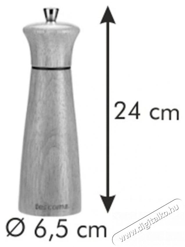 TESCOMA 658222.00 VIRGO WOOD S&oacute;- &eacute;s borsőrlő, 24 cm Konyhai term&eacute;kek - Konyhai eszk&ouml;z - S&oacute; &eacute;s bors &ouml;rlő - 528121