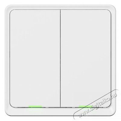 Tesla TSL-SWI-ZIGBEE2 ZigBee dupla okos kapcsol&oacute; H&aacute;ztart&aacute;s / Otthon / K&uuml;lt&eacute;r - Okos otthon - Okos konnektor - 462625