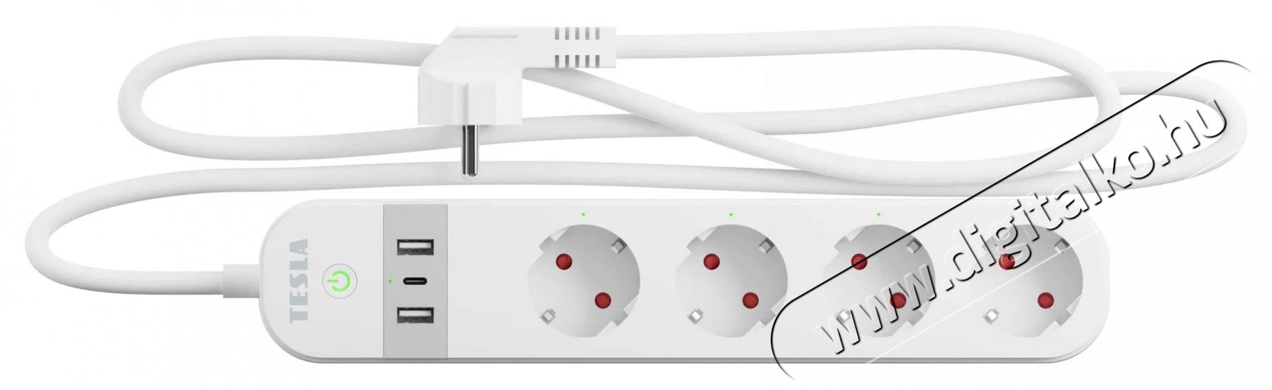 Tesla Smart Power Strip PS300 H&aacute;ztart&aacute;s / Otthon / K&uuml;lt&eacute;r - Vil&aacute;g&iacute;t&aacute;s / elektromoss&aacute;g - H&aacute;l&oacute;zati eloszt&oacute; / hosszabb&iacute;t&oacute; / adapter - 520978