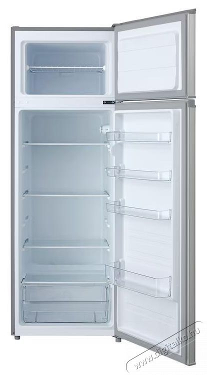 Tesla RD2400M, K&eacute;tajt&oacute;s hűtőszekr&eacute;ny, 235 l, E energiaoszt&aacute;ly, LED vil&aacute;g&iacute;t&aacute;s, M 159 cm, Ez&uuml;st Konyhai term&eacute;kek - Hűtő, fagyaszt&oacute; (szabadon&aacute;ll&oacute;) - Fel&uuml;lfagyaszt&oacute;s kombin&aacute;lt hűtő - 533810