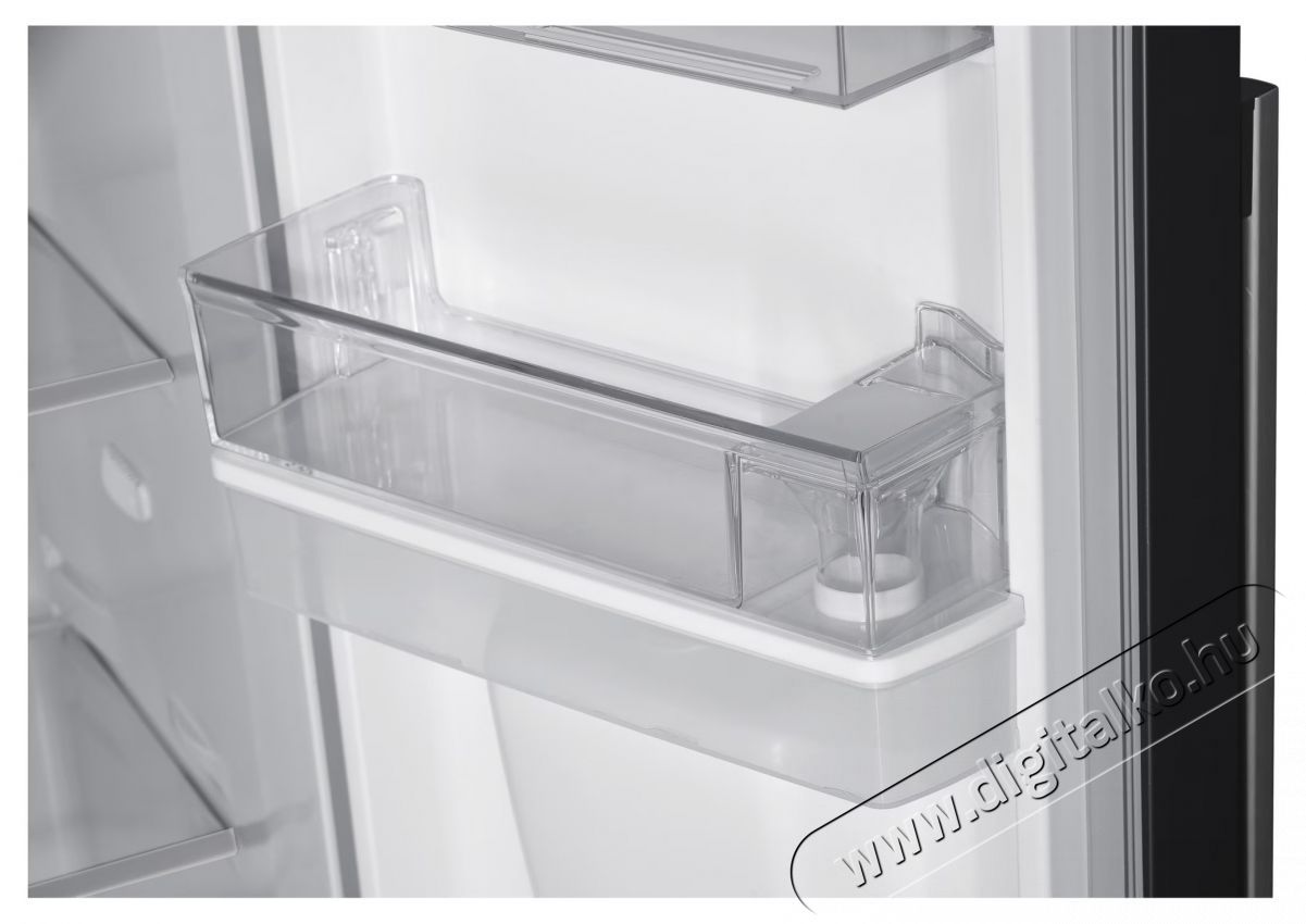 Tesla RB5210FHXE Side by side hűtőszekr&eacute;ny, 529 l, E energiaoszt&aacute;ly, Teljesen fagymentes, inverteres motor, v&iacute;zadagol&oacute;, LED kijelző, Ma 177 cm, Rozsdamentes ac&eacute;l Konyhai term&eacute;kek - Hűtő, fagyaszt&oacute; (be&eacute;p&iacute;thető) - Amerikai t&iacute;pus&uacute; Side By Side hűtő - 535800