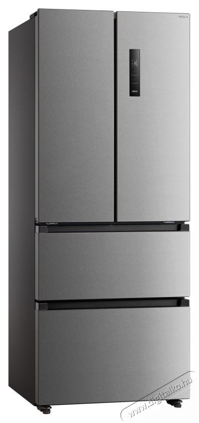 Tesla RF3900FMX Side by side hűtőszekr&eacute;ny, 391 l, E energiaoszt&aacute;ly, Total No Frost, Inverteres motor, LED kijelző, M 178 cm, Rozsdamentes ac&eacute;l Konyhai term&eacute;kek - Hűtő, fagyaszt&oacute; (szabadon&aacute;ll&oacute;) - Alulfagyaszt&oacute;s kombin&aacute;lt hűtő - 535801