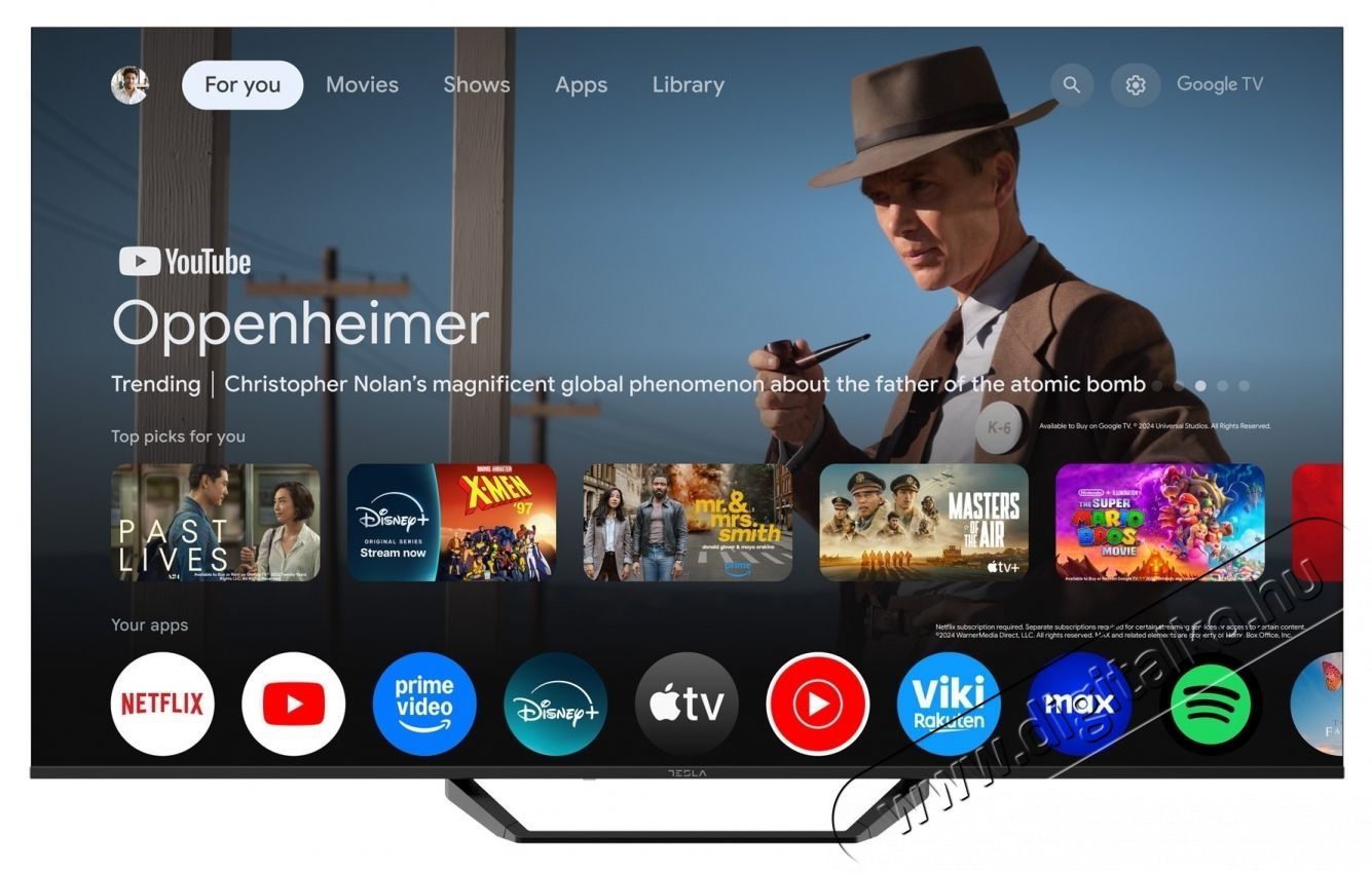 Tesla 65E655BUS Telev&iacute;zi&oacute;, 165 cm, Smart Google TV, 4K Ultra HD, E energiaoszt&aacute;ly Telev&iacute;zi&oacute;k - LED telev&iacute;zi&oacute; - UHD 4K felbont&aacute;s&uacute; - 535805