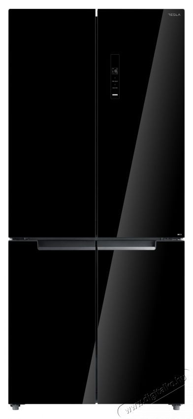 Tesla RF5200FMBE Side by side hűtőszekr&eacute;ny, 511 l, E energiaoszt&aacute;ly, Total No Frost, Inverteres motor, LED kijelző, M 190 cm, Fekete Konyhai term&eacute;kek - Hűtő, fagyaszt&oacute; (szabadon&aacute;ll&oacute;) - Amerikai t&iacute;pus&uacute; Side By Side hűtő - 535803