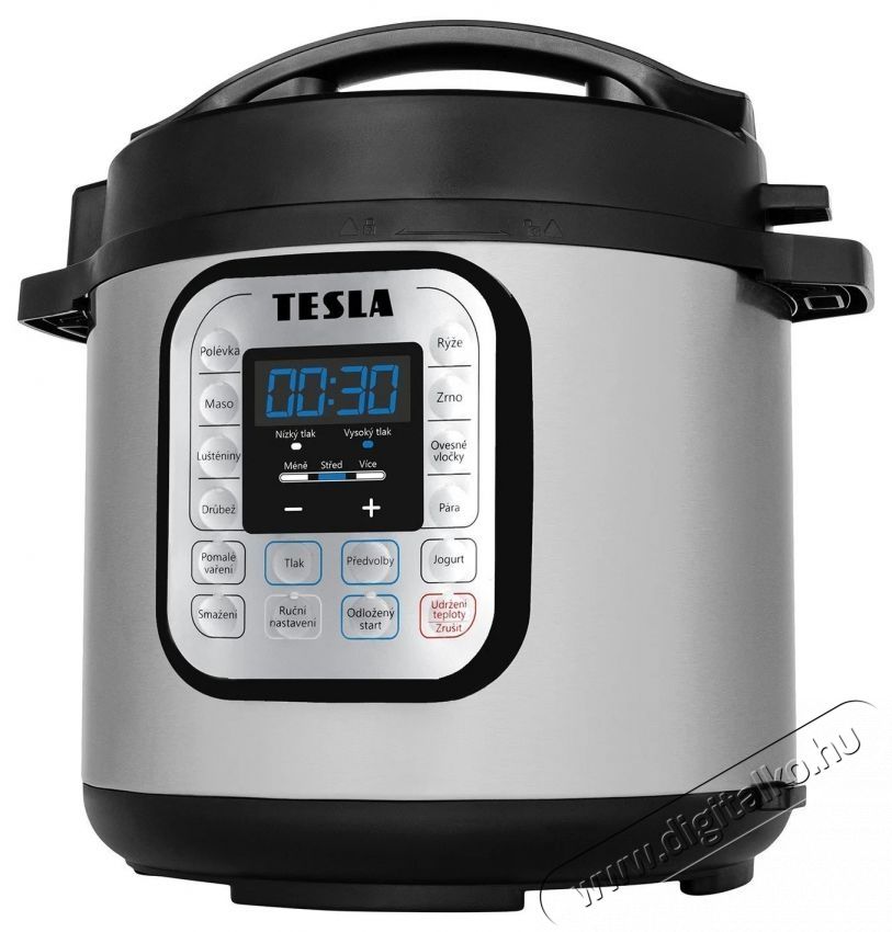 Tesla K70 Multifunkcion&aacute;lis elektromos gyorsfőző Konyhai term&eacute;kek - Konyhai kisg&eacute;p (s&uuml;t&eacute;s / főz&eacute;s / hűt&eacute;s / &eacute;telk&eacute;sz&iacute;t&eacute;s) - L&eacute;gkever&eacute;ses főzőg&eacute;p / elektromos kukta / multifunkci&oacute;s s&uuml;tő - 474337