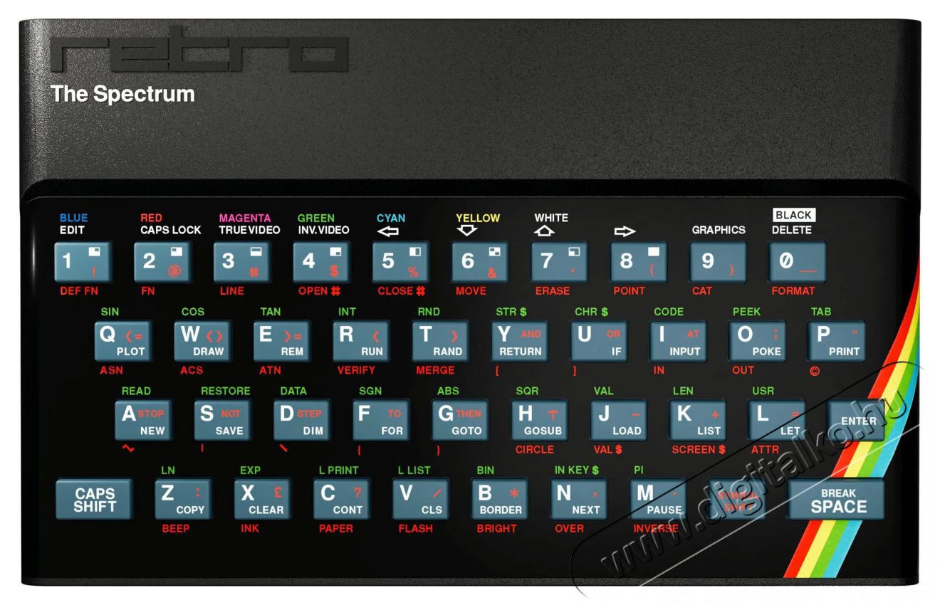 The Spectrum retro konzol Iroda &eacute;s sz&aacute;m&iacute;t&aacute;stechnika - J&aacute;t&eacute;k konzol - Kieg&eacute;sz&iacute;tő - 520987