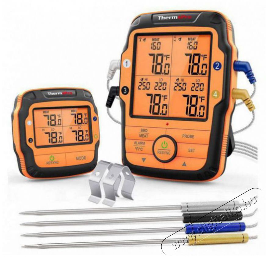 ThermoPro TP27B H&aacute;ztart&aacute;s / Otthon / K&uuml;lt&eacute;r - Lak&aacute;sfelszerel&eacute;s - Hőm&eacute;rő / barom&eacute;ter - 504988