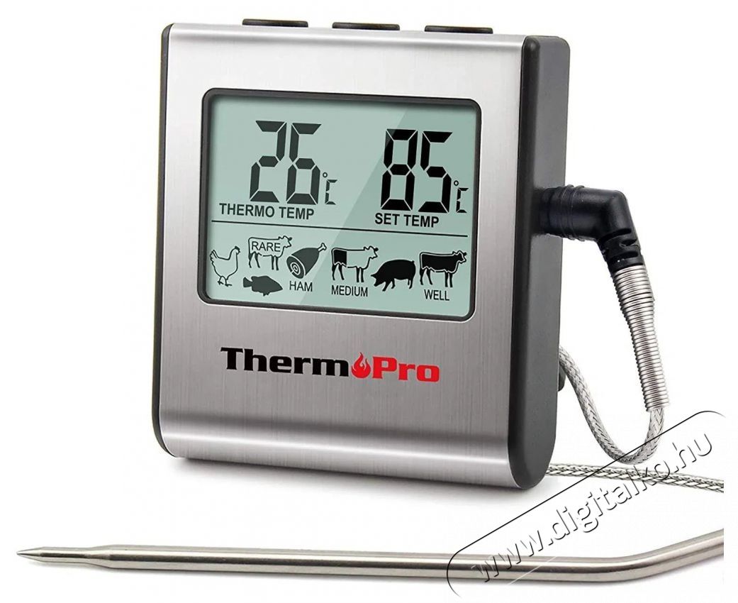 ThermoPro TP16 Konyhai term&eacute;kek - Konyhai eszk&ouml;z - H&uacute;shőm&eacute;rő - 520989