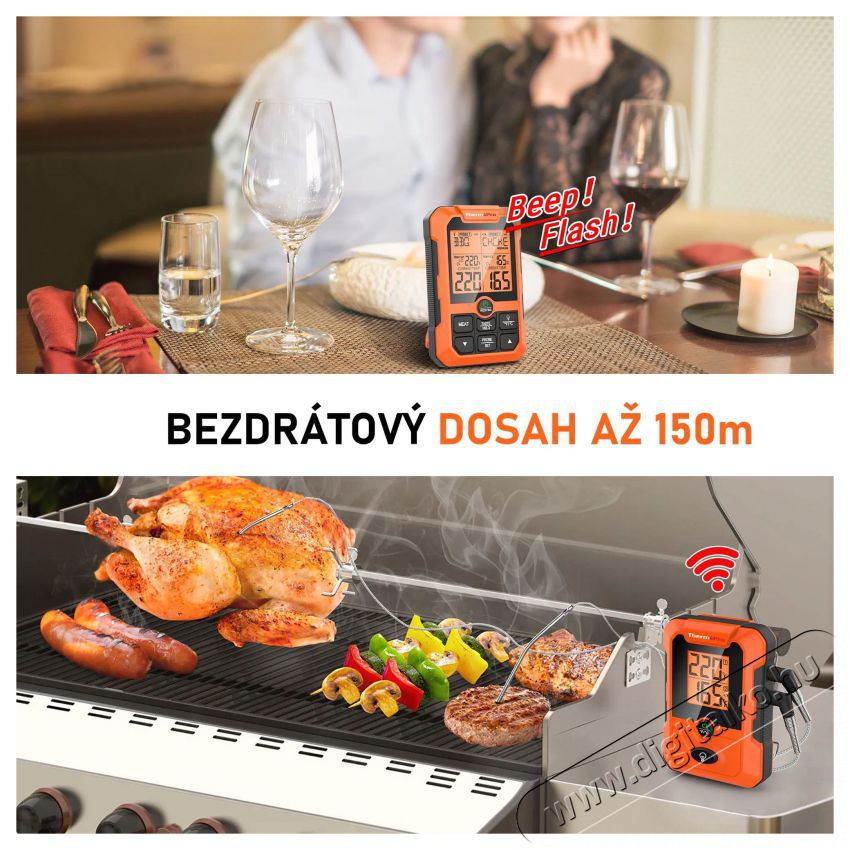 ThermoPro TP810 Konyhai term&eacute;kek - Konyhai eszk&ouml;z - H&uacute;shőm&eacute;rő - 520991